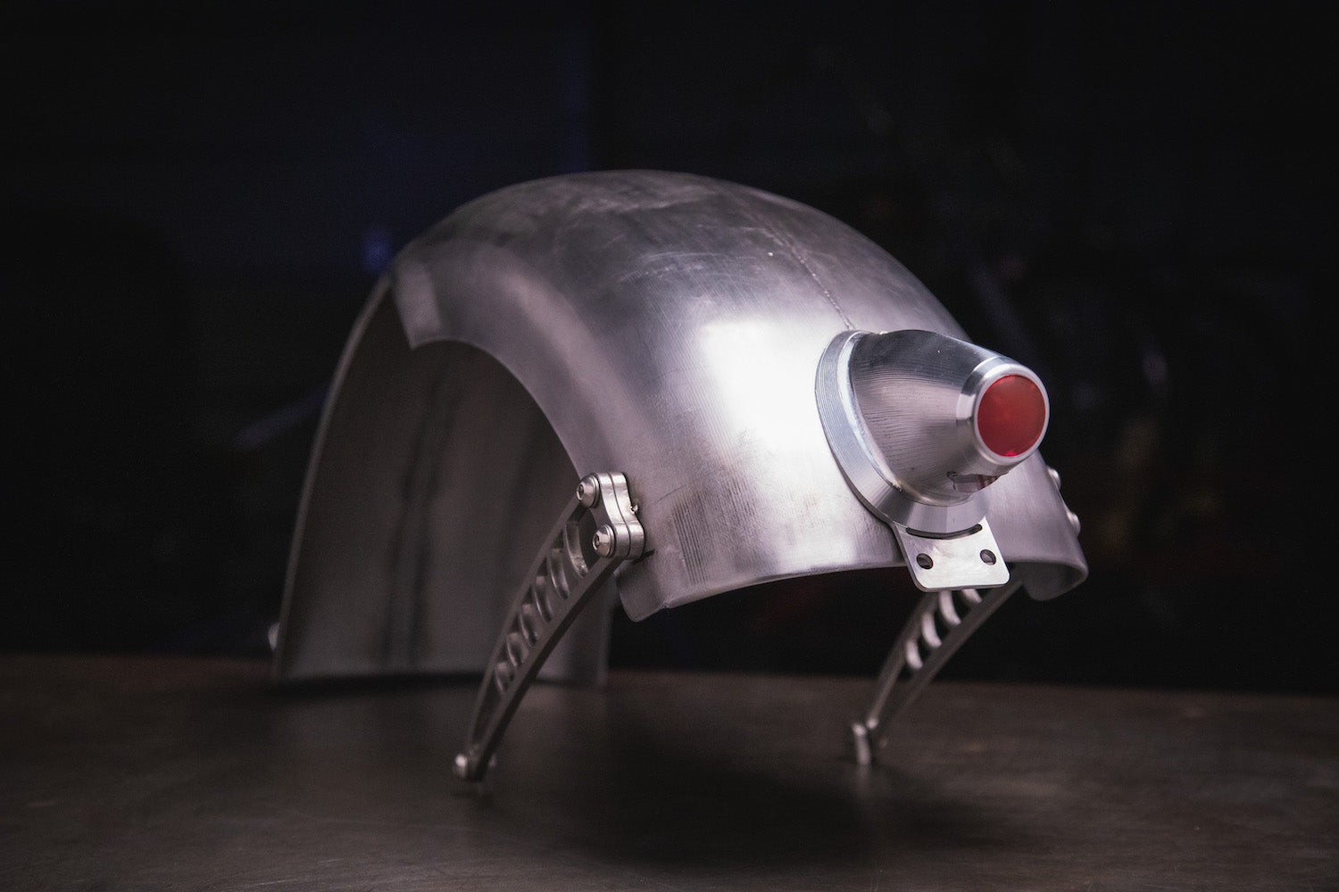 FLAT28 Super Deluxe 28” Rear Fender with Mini Web Struts and Popes Nose Taillight