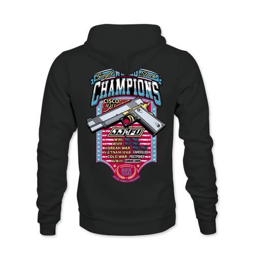 JJFU Cisco 1911 Single Stack World Champions Zip Hoody - Black