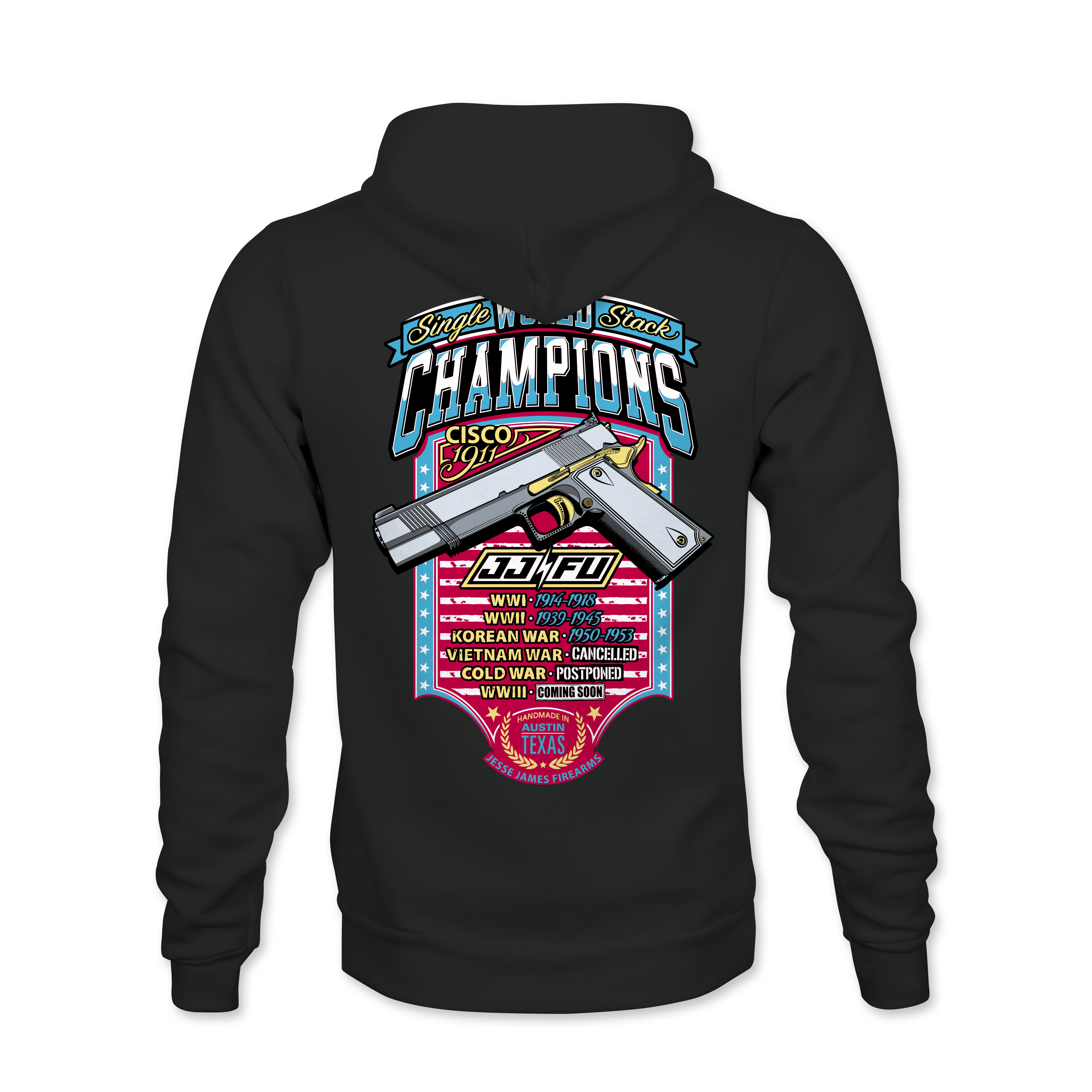 JJFU Cisco 1911 Single Stack World Champions Hoody - Black