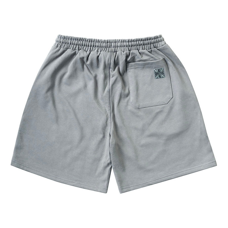WCC OVERSIZED IRON HEAVYWEIGHT SHORT - STEEL GREY