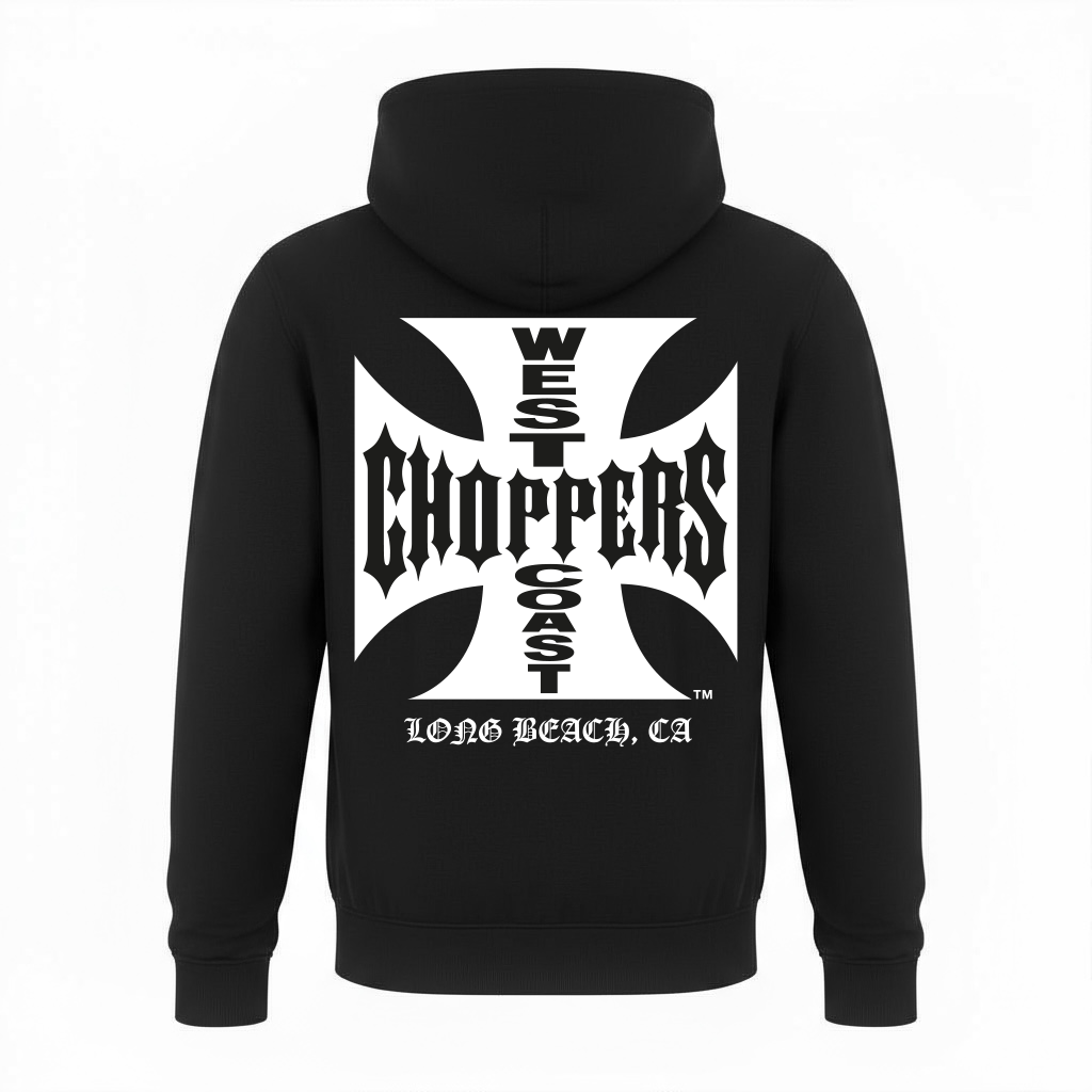 WEST COAST CHOPPERS OG CLASSIC HOODY ZIP - Black
