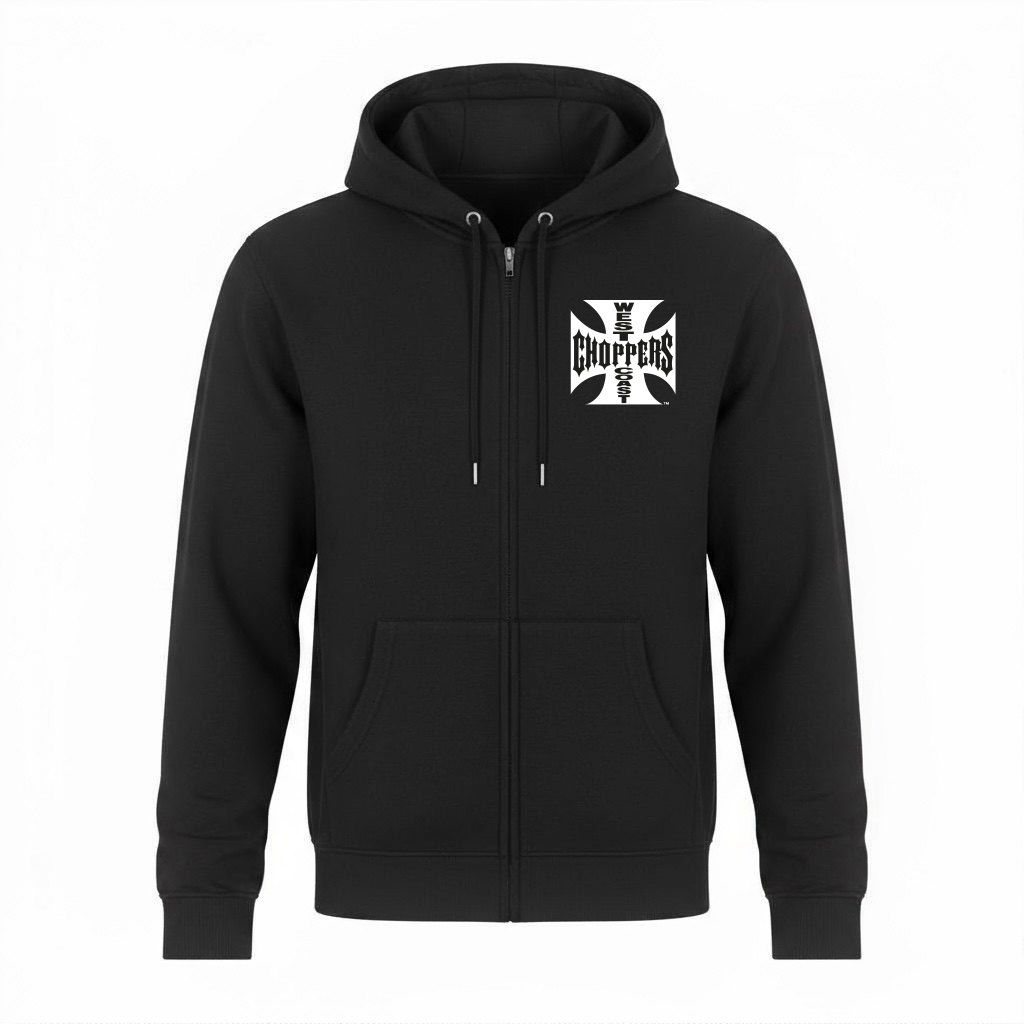 WEST COAST CHOPPERS OG CLASSIC HOODY ZIP - Black