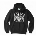 wcc og logo zip hoody - black