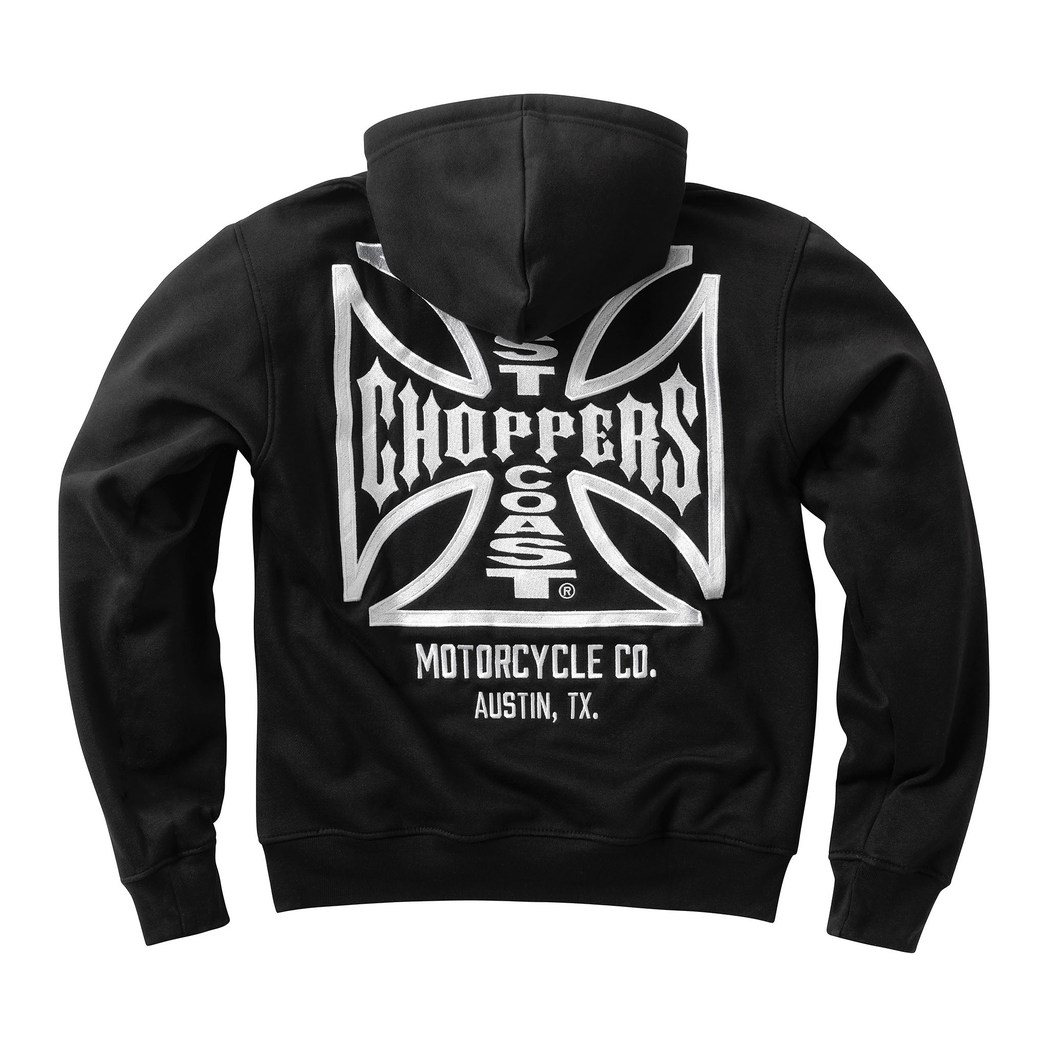 WCC DOMINATOR EMBROIDERED HOODY - BLACK