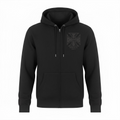WCC ATX CROSS ZIP HOODY - BLACK/CHARCOAL