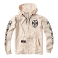 WCC DOMINATOR EMBROIDERED HOODY - BEIGE