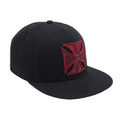 BURGUNDY RED WEST COAST CHOPPERS OG CLASSIC HAT - BLACK