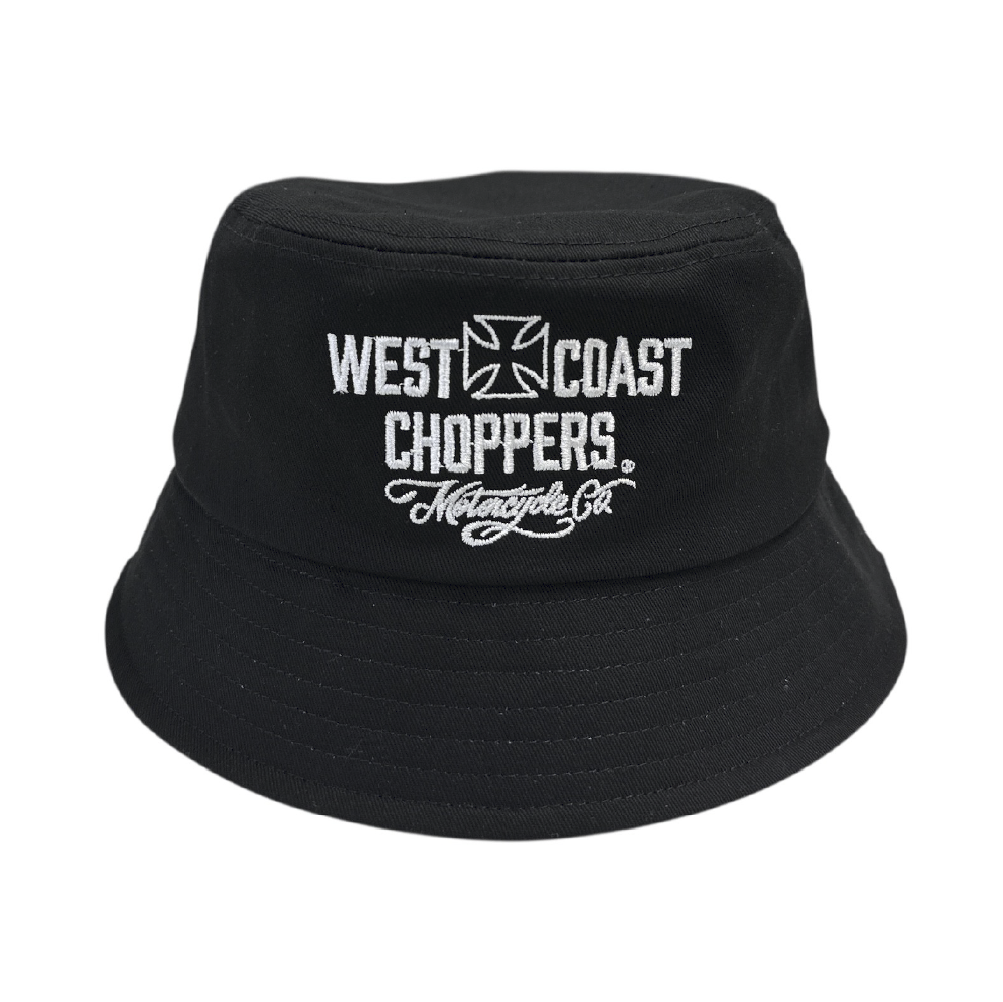 WCC MOTORCYCLE CO. BUCKET HAT - BLACK