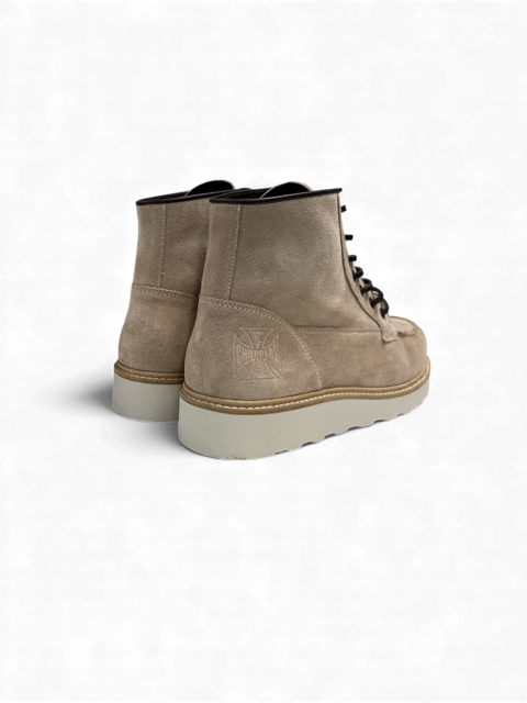 WCC RIGID SUEDE LEATHER BOOTS - SAND