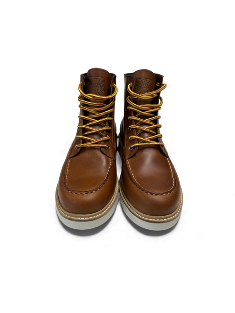 WCC RIGID LEATHER BOOTS - COGNAC