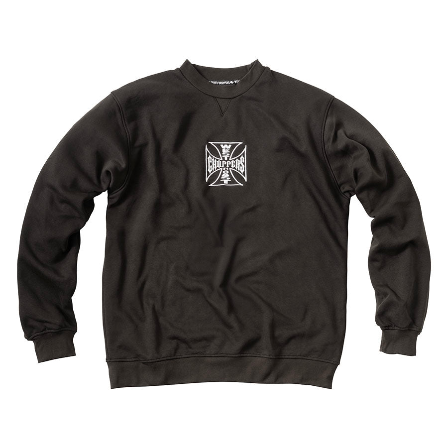 West Coast Choppers Parts Crewneck - Black