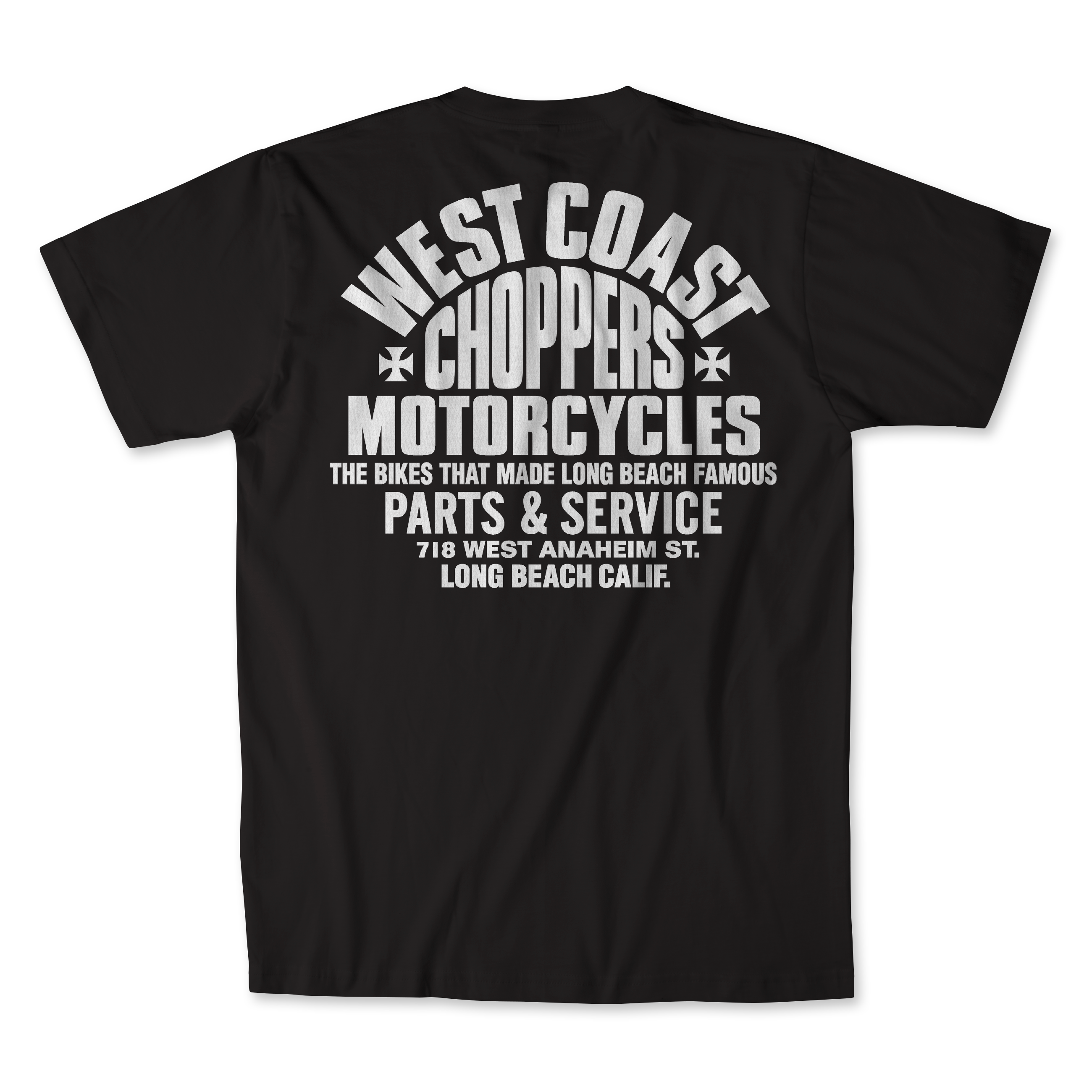 West Coast Choppers Parts Tee - Black