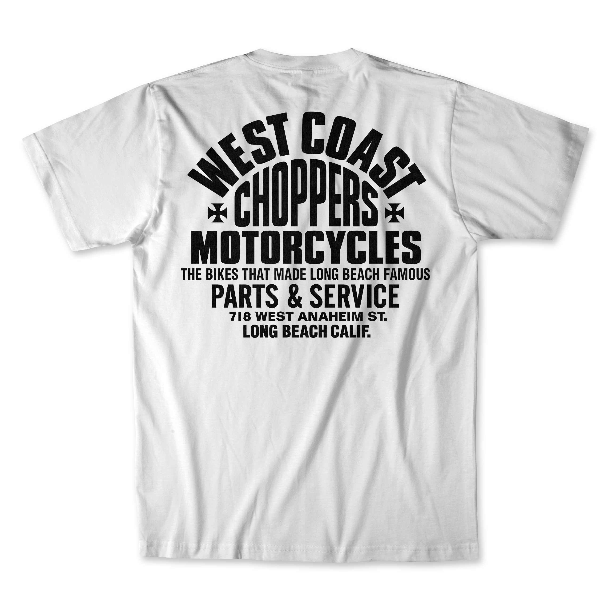 West Coast Choppers Parts Tee - White