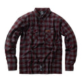 WCC RIGID FLANNEL - BURGUNDY/GREY
