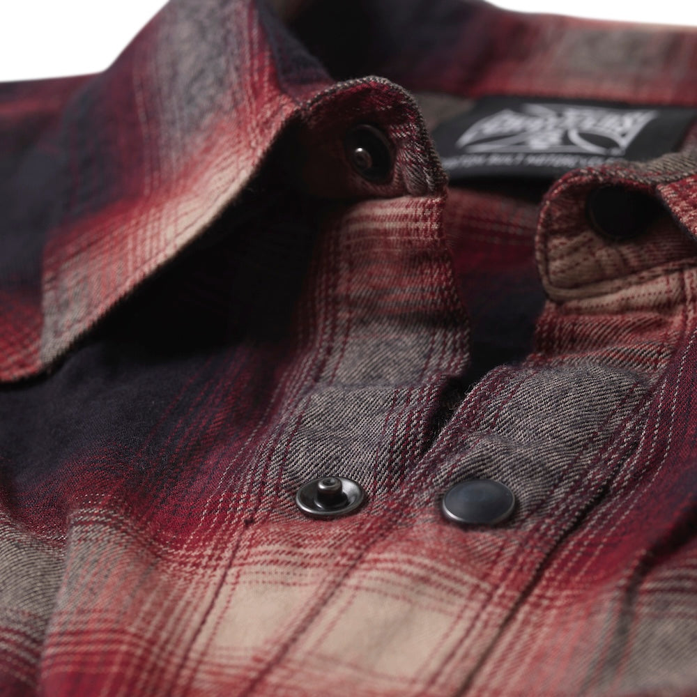WCC OUTLAW FLANNEL - RED/GREY