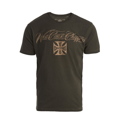 EAGLE CREST TEE - OIL DYE ANTHRACITE