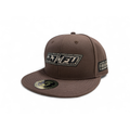 JJFU LOGO FLATBILL HAT - CHOCOLATE