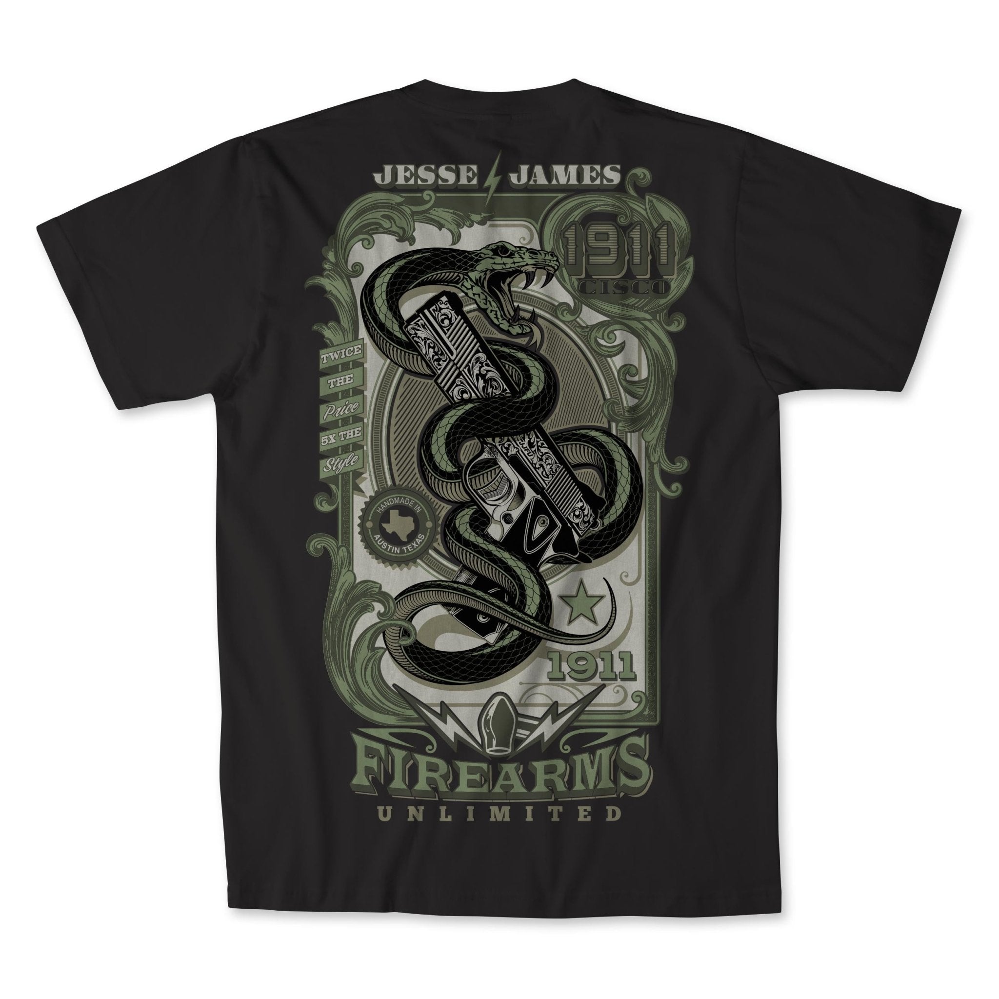JJFU Greenback Tee - Black