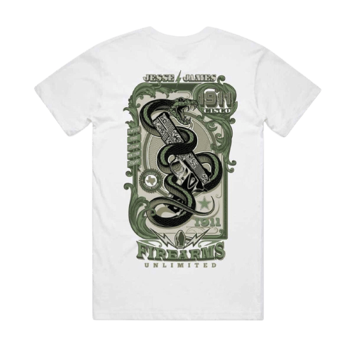 JJFU Greenback Tee - White