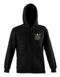 SHOOTING GUNS ZIP HOODIE Black