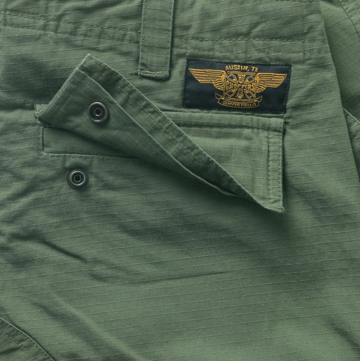 WCC CFL CARGO SHORTS - VINTAGE OLIVE GREEN