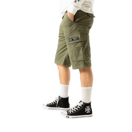WCC CFL CARGO SHORTS - VINTAGE OLIVE GREEN