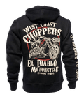 WCC - EL DIABLO ZIP HOODY - Black