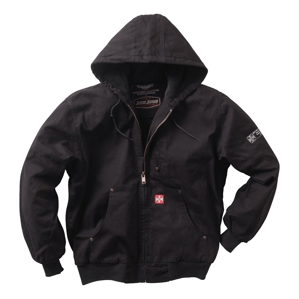 WCC HEAVY DUTY CANVAS WORK JACKET - BLACK