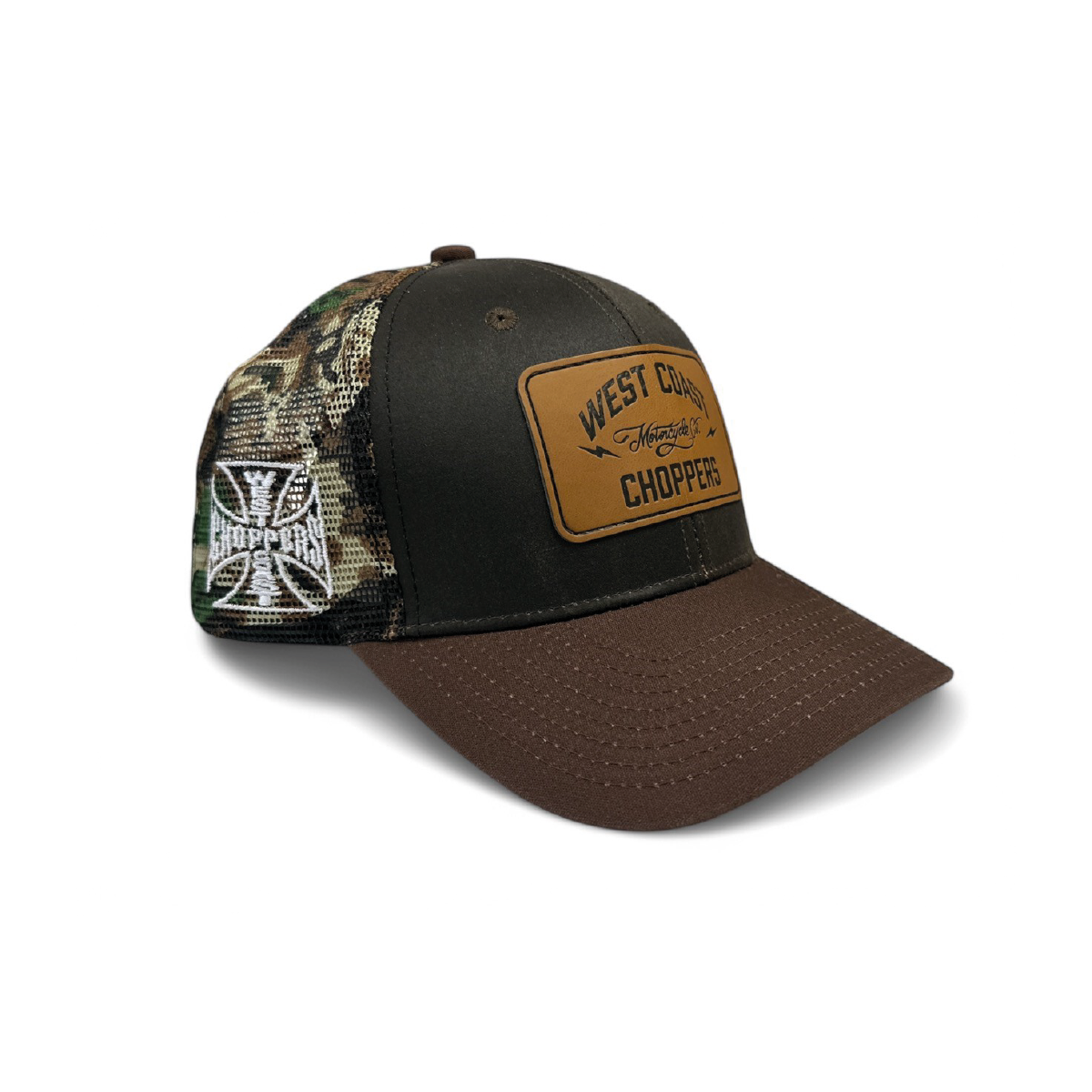 WCC HUNTER TRUCKER HAT - BROWN/HUNTER CAMO