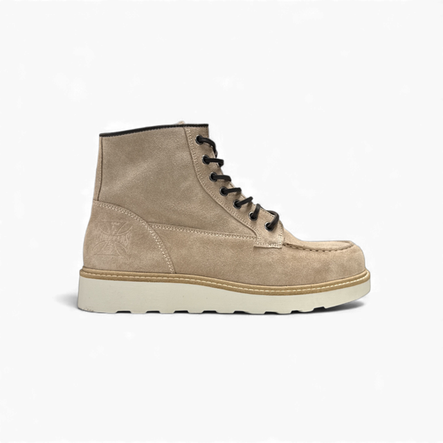WCC RIGID SUEDE LEATHER BOOTS - SAND