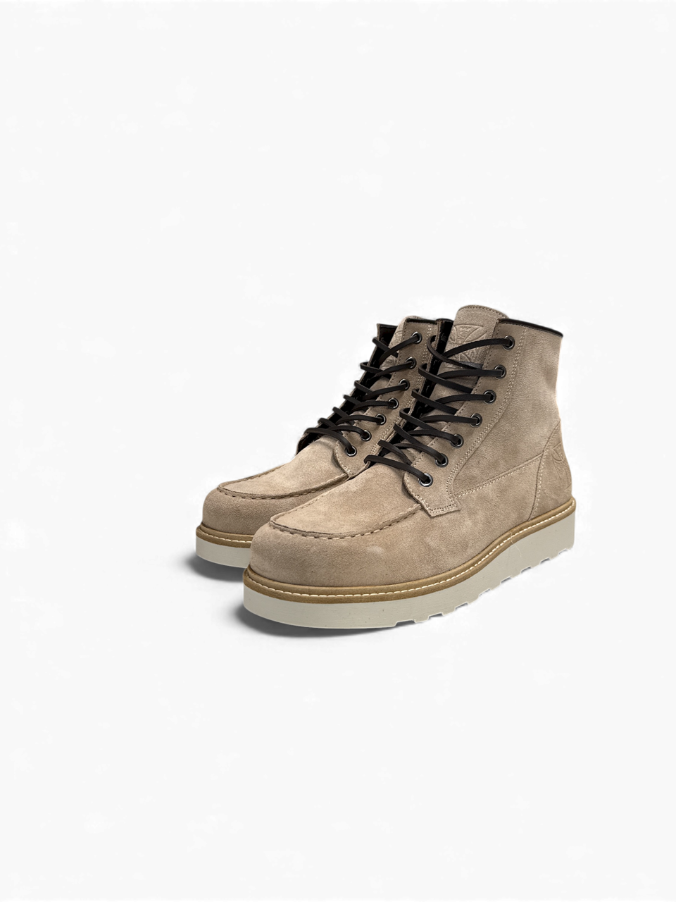 WCC RIGID SUEDE LEATHER BOOTS - SAND